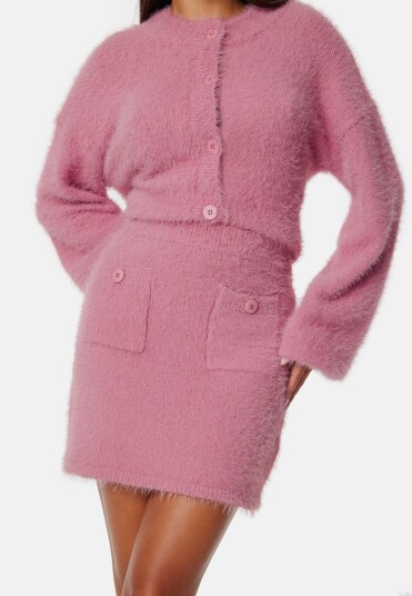 Josefin Lavold X Bubbleroom Josefin Fluffy Skirt Pink XS