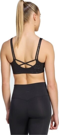 adidas All Me Essentials Graphic Light Support Bra størrelse Large adidas All Me Essentials Graphic Light Support Bra størrelse Large