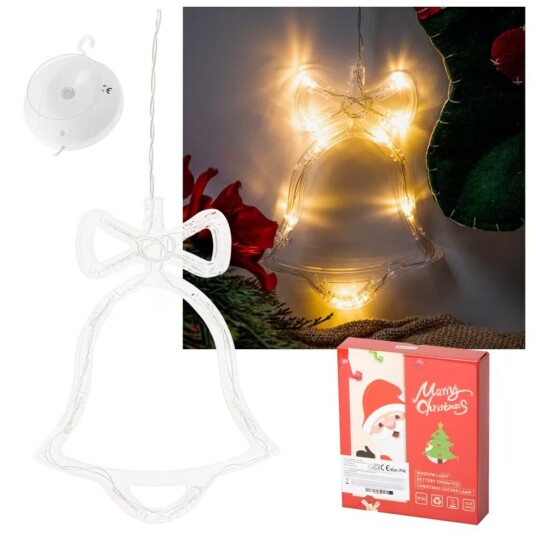 Pricenet LED pendellys juleklokkedekorasjon Pricenet LED pendellys juleklokkedekorasjon