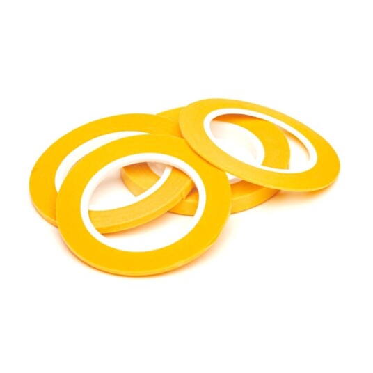 Model Craft Maskeringstape Mixed Pack 1mm 2mm 3mm 6mm x 18m 4stk.