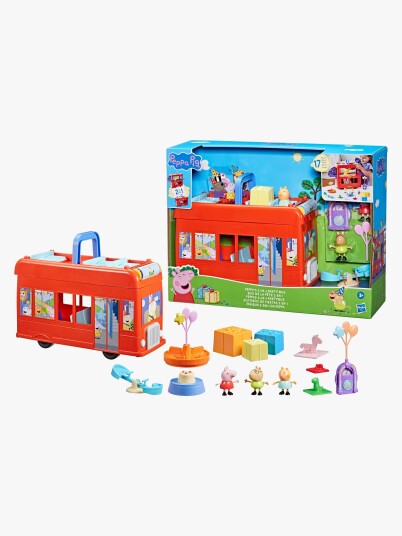 Peppa Pig Peppas 2 i 1 Partybuss