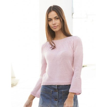 Â Life With Flair Jumper av DROPS Design Genser Strikkeoppskrift str S XXXL