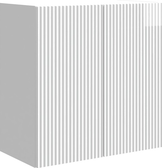 vidaXL Vegghengt skap Høgglans hvit 59 x 31 x 60 cm Konstruert tre