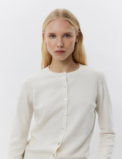 Sofie Schnoor Cissesw Cardigan - Cream - M Sofie Schnoor Cissesw Cardigan - Cream - M