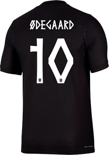 2026 World Cup Norges herrelandslag bortedrakt (nr. 10 Ødegaard trykt) (kun t-skjorte)