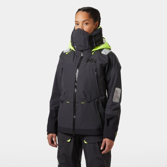 Helly Hansen Dame Ægir Race Seilerjakke 2.0 Grå L
