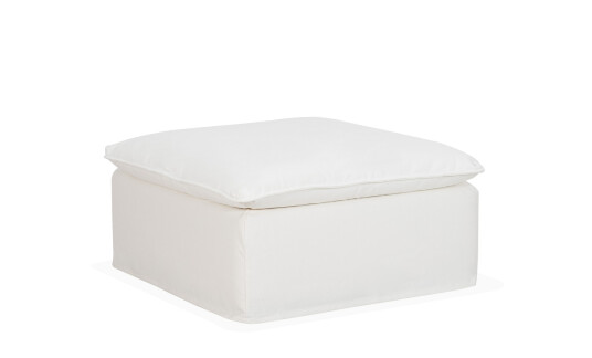 Soffadirekt DOVER Grand Deluxe fotskammel Hvit Soffadirekt DOVER Grand Deluxe fotskammel Hvit