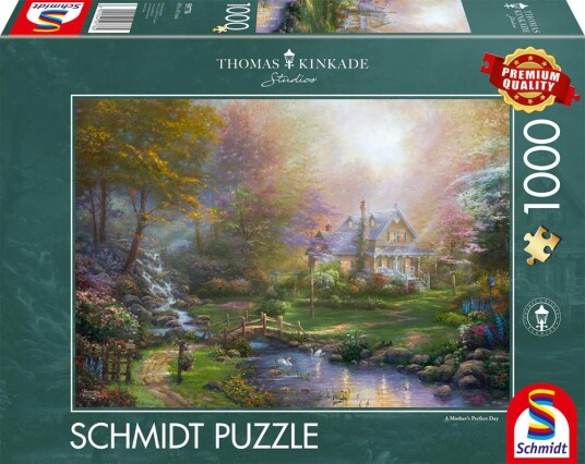 Schmidt Spiele Thomas Kinkade Puslespill 1000 Brikker The Perfect Mother's Day Schmidt Spiele Thomas Kinkade Puslespill 1000 Brikker The Perfect Mother's Day