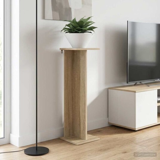 vidaXL Planteholder 2 stk. Sonoma eik 25 x 25,5 x 80,5 cm
