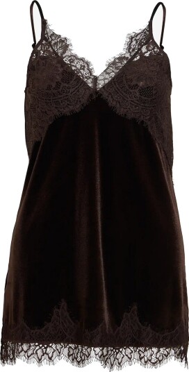 Vila Vialindra Singlet Long Top/Vol/Bfs   COFFEE BEAN   M
