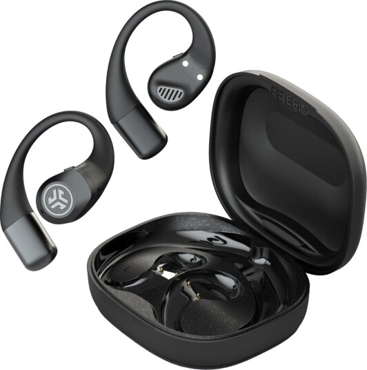 JLab Epic Open Sport True Wireless Earbuds Svart JLab Epic Open Sport True Wireless Earbuds Svart