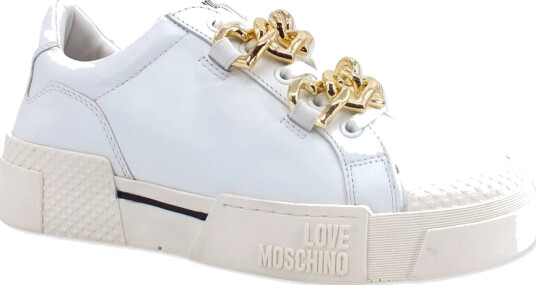 Love Moschino Dame Sko Hvit 38 EU,