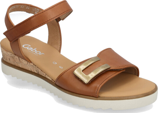 Gabor Wedge Sandal - Brown - 38