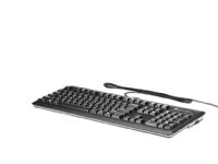HP Smart Card CCID - Tastatur - USB - Norsk - sølv, karbonitt - for ProDesk 600 G1