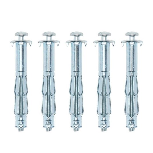 Luxorparts Ekspanderende gipsanker M5 - Dobbelgips 5-pk.