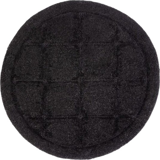 Baderomsmatte Kvadrat - 80x80 cm, Svart