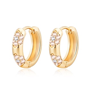 Nora Norway Mira Stone Ear Gold Champagne Nora Norway Mira Stone Ear Gold Champagne