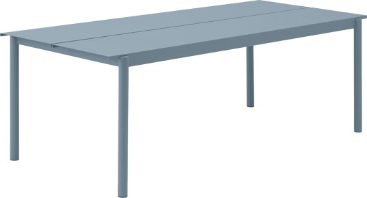Linear Bord Stål 90x220 cm Pale Blue