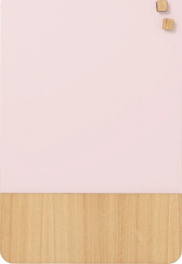 Magnetisk Naga Glasstavle 40X60 Cm Rosa Pulver/Eikfiner