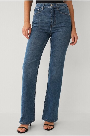 Ellos Collection Boot cut jeans Blå