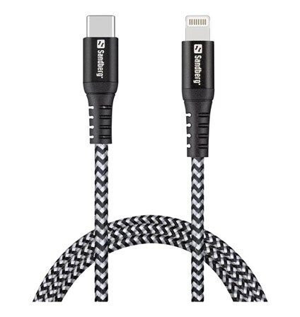 Sandberg Survivor USB-C to Lightning Cable - 1m Sandberg Survivor USB-C to Lightning Cable - 1m