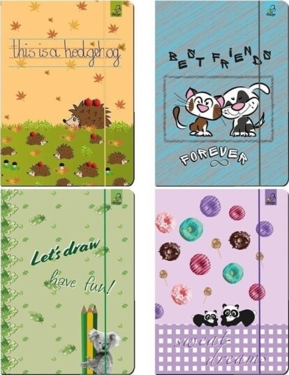 Bee Bee A4 Mappe Med Strikk Bff Dyremix Bee Bee A4 Mappe Med Strikk Bff Dyremix