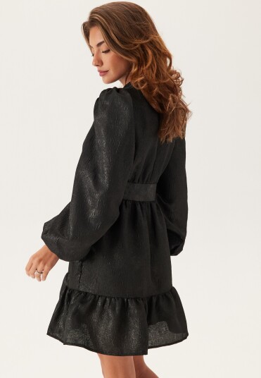 Vero Moda Vmsulle New Ls Short Dress Wvn Exp Black XL Vero Moda Vmsulle New Ls Short Dress Wvn Exp Black XL