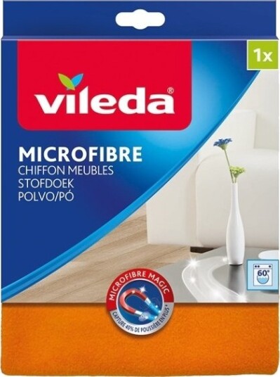 Vileda 4023103124967 Mikrofiber Polyester Oransje Hånd Vask 40 °C 300 Mm 400 Mm
