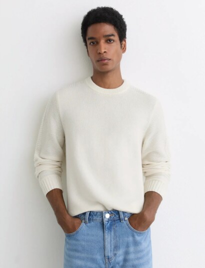 Reiss Beech White XL