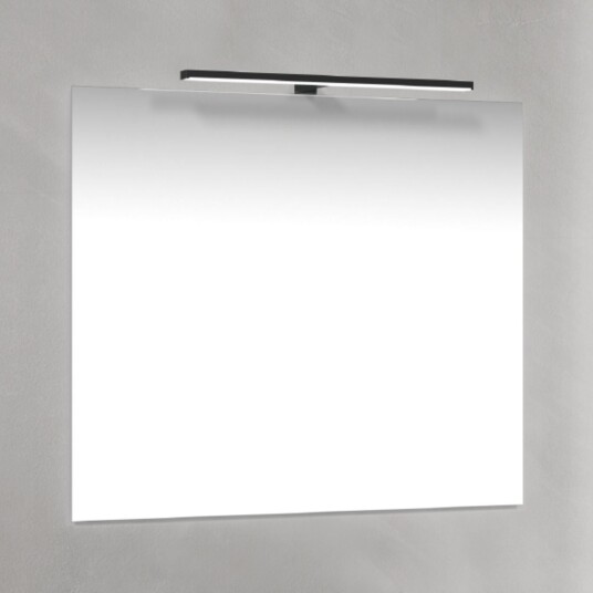 Macro Design Speil T belysning LED Svart / 80cm