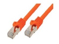 BASIC-S Patchkabel S/FTP PIMF Rohkabel Cat.7 orange 1,0m
