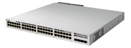 Cisco Catalyst 9300L - Network Advantage - Switch - L3 - 48 X 10/100/1000 + 4 X 10 Gigabit Sfp+ (Opplenke) - Rackmonterbar
