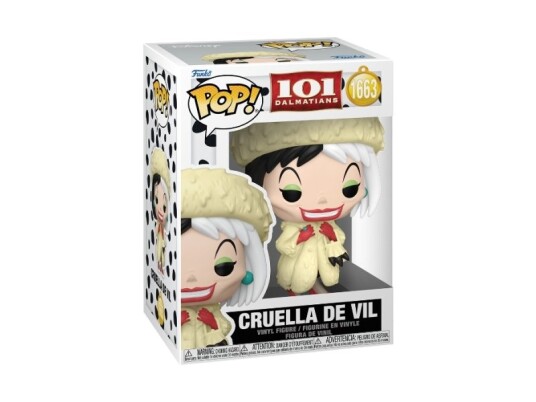 Funko Pop Vinyl 101 Ds2 Cruella De Vil W/Chase Funko Pop Vinyl 101 Ds2 Cruella De Vil W/Chase