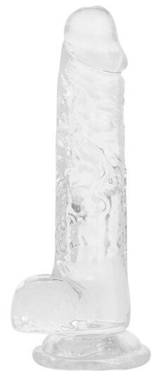 Willie City Classic Realistisk Dildo Gjennomsiktig 19,5 cm    - Klar