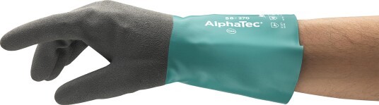Ansell AlphaTec 58-270 Kjemikaliehanske nitril, flosset 10, Klær