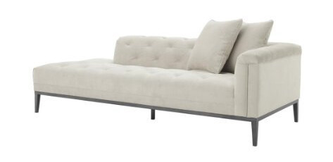 Loungesofa Cesare, pebble grå