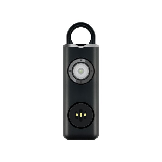 Bærbar overfallsalarm 130 dB Black