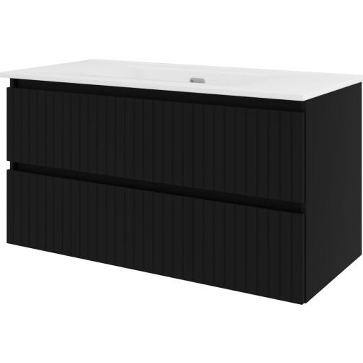 Sanibell Proline møbelpakke 101x46 cm matt sort Sanibell Proline møbelpakke 101x46 cm matt sort
