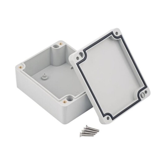 Hermetisk plastkapsling 89x75x41mm ABS plastboks IP67