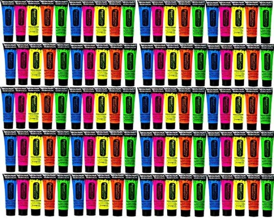 Party4fun Uv Krop Og Ansiktsmaling Til 100 Personer