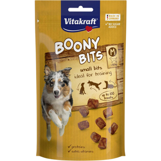 Vitakraft Boony Bits Hundegodbiter 120 g - Belønningssnacks til hund