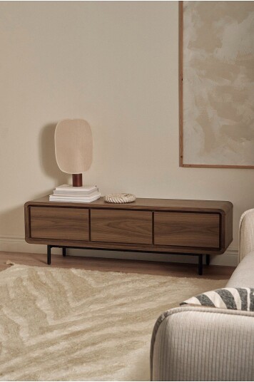 Ellos Home TV benk Remi Beige Ellos Home TV benk Remi Beige