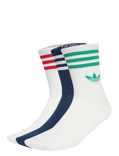 adidas Originals 3S Crew S 3P - White - 37-39 adidas Originals 3S Crew S 3P - White - 37-39