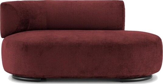 Kartell K Wait Dormeuse Sofa Venstre Rød