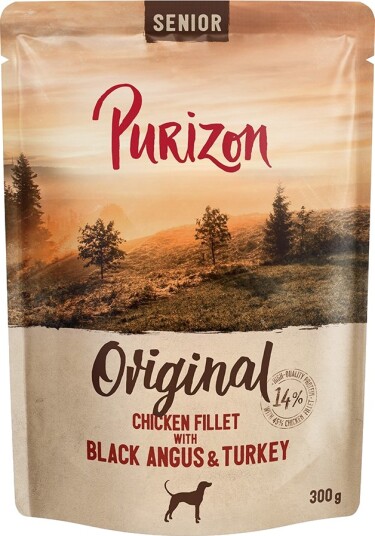 Purizon Våtfôr Senior Med Black Angus Kyllingfilet 6 X 300 G