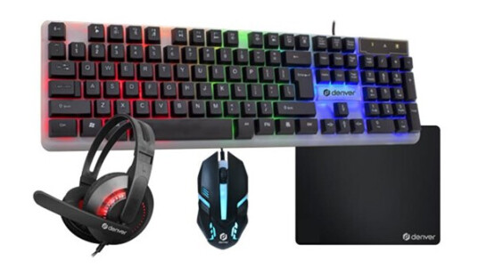 DENVER GCO-610NORDIC - Gamingtastatur - Nordisk - DENVER GCO-610NORDIC - Gamingtastatur - Nordisk -