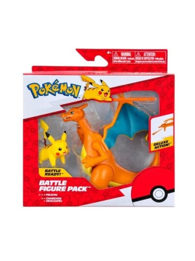 Pokémon Pokemon Battle Figure Charizard and Pikachu Pokémon Pokemon Battle Figure Charizard and Pikachu