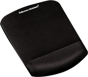 Fellowes Plushtouch Musematte Med Håndleddsstøtte Svart 9297401