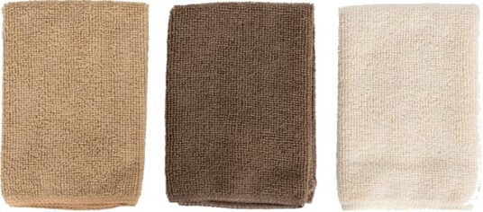 Clean by Nordic assorterte mikrofiberkluter 30x30 cm 3 pk