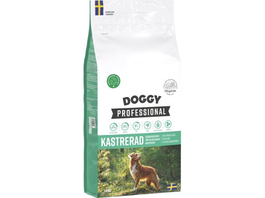 Doggy Professional Kastrerad Hundfoder 14Kg